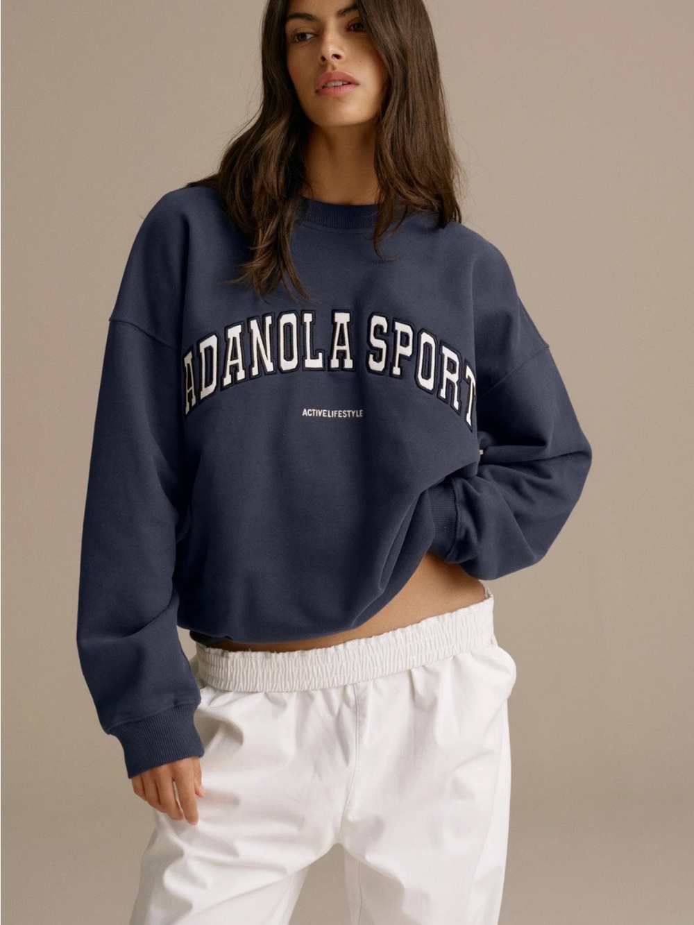 AS Oversized Sweatshirt - Washed Midnight Blue